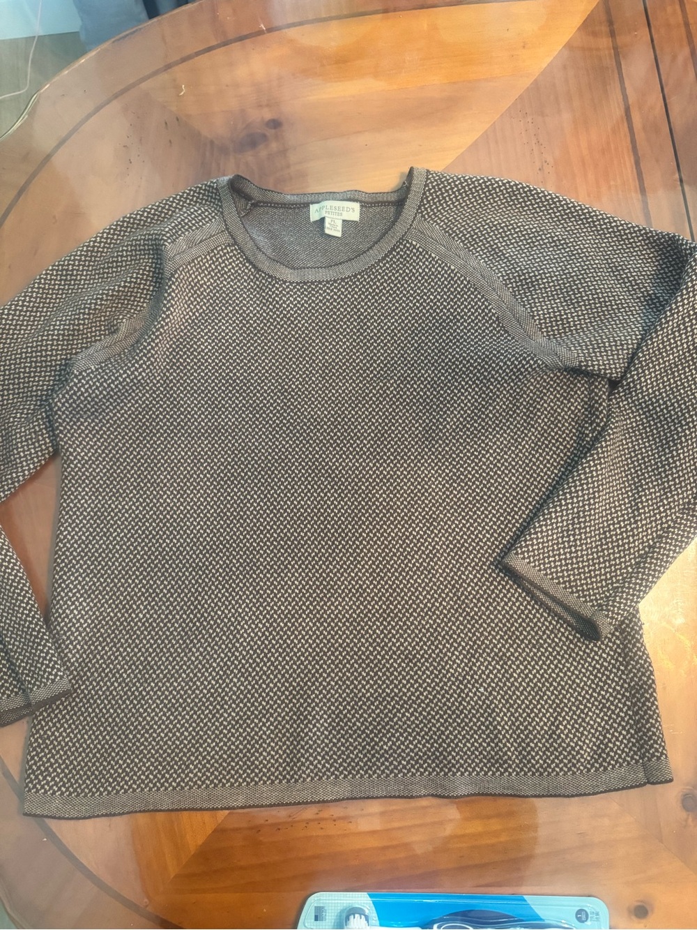 Appleseed’s Textured Crewneck Sweater